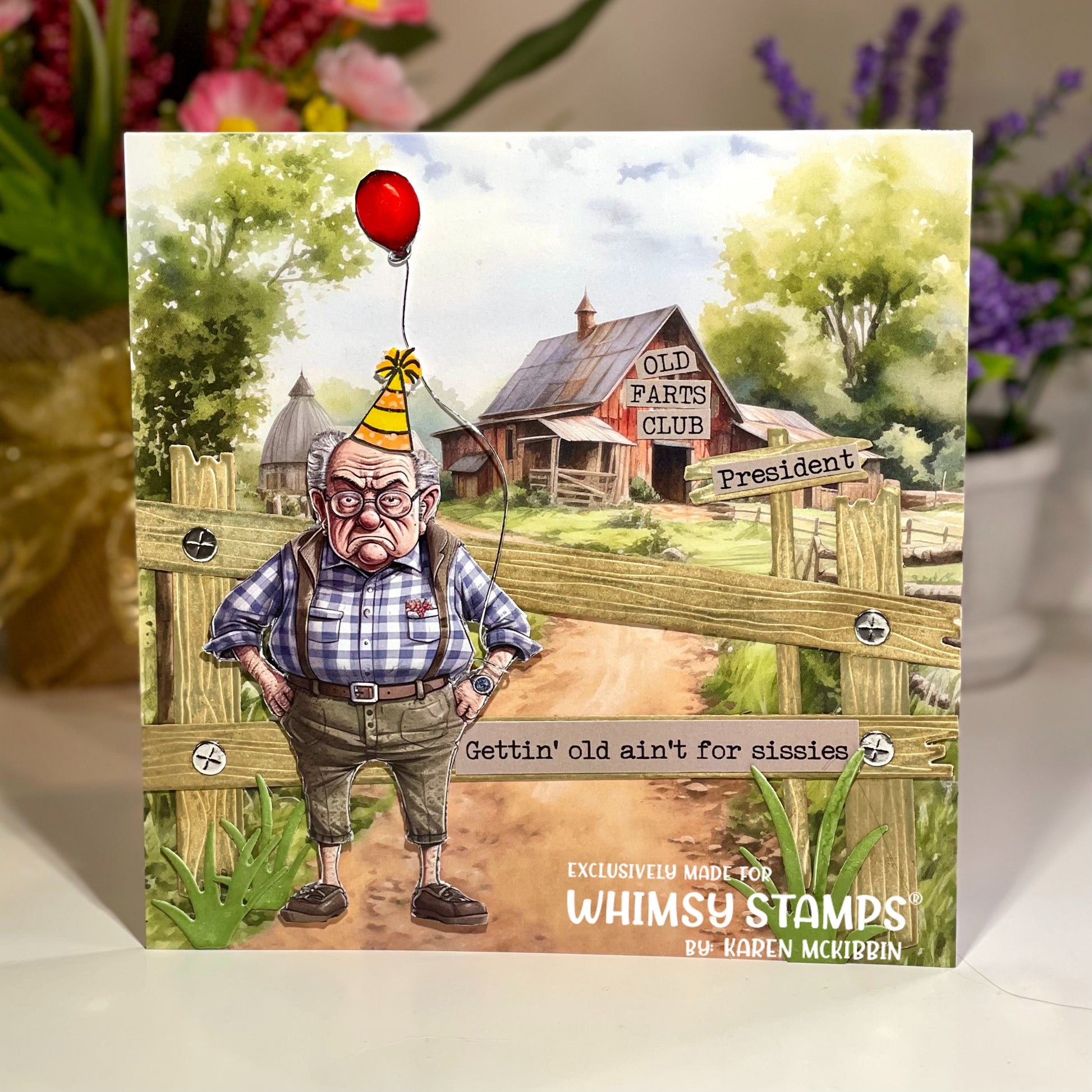 6x6 Paper Pack - Country Farm - Whimsy Stamps