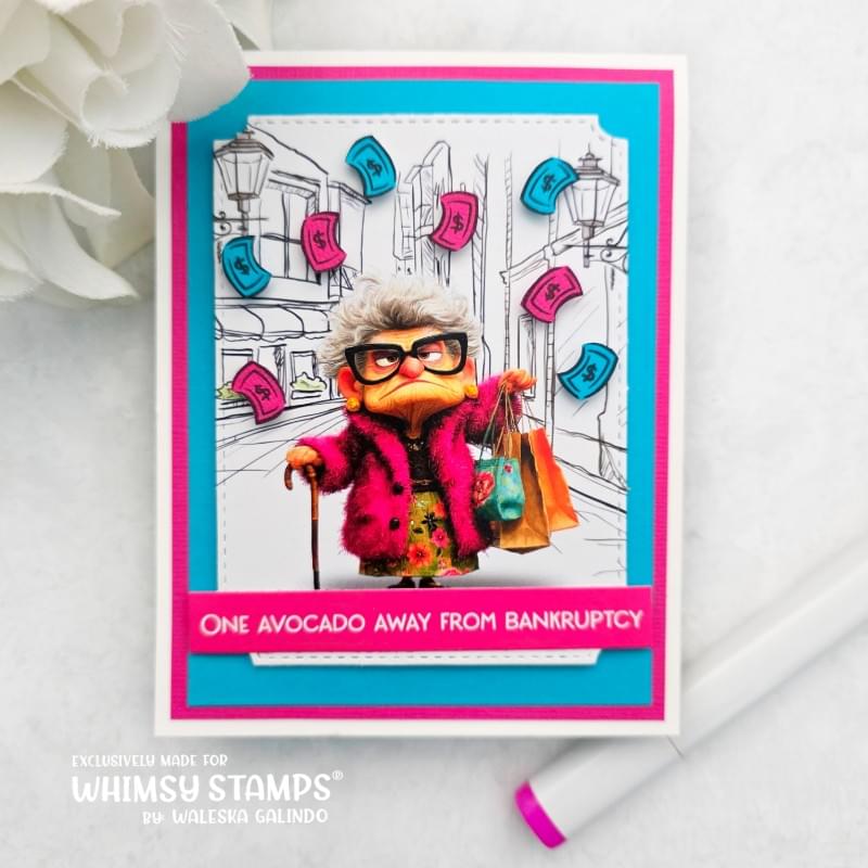 *NEW Handmade Signatures 2 Clear Stamps - Whimsy Stamps