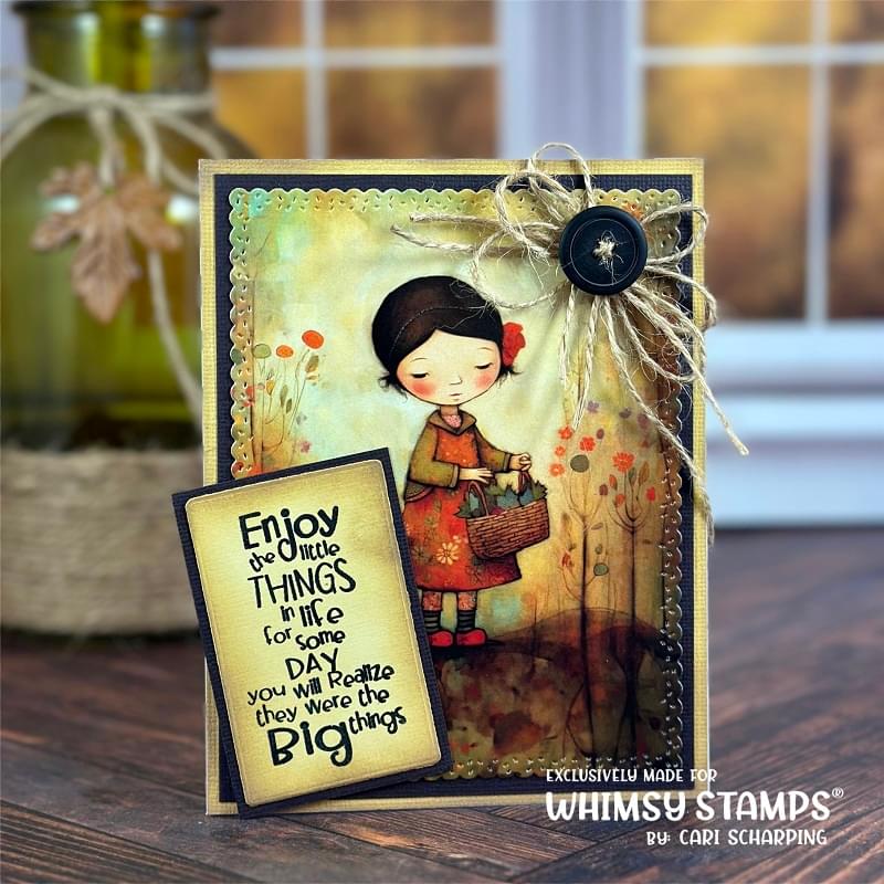 Quick Card Fronts - Primitive Gratitude - Whimsy Stamps