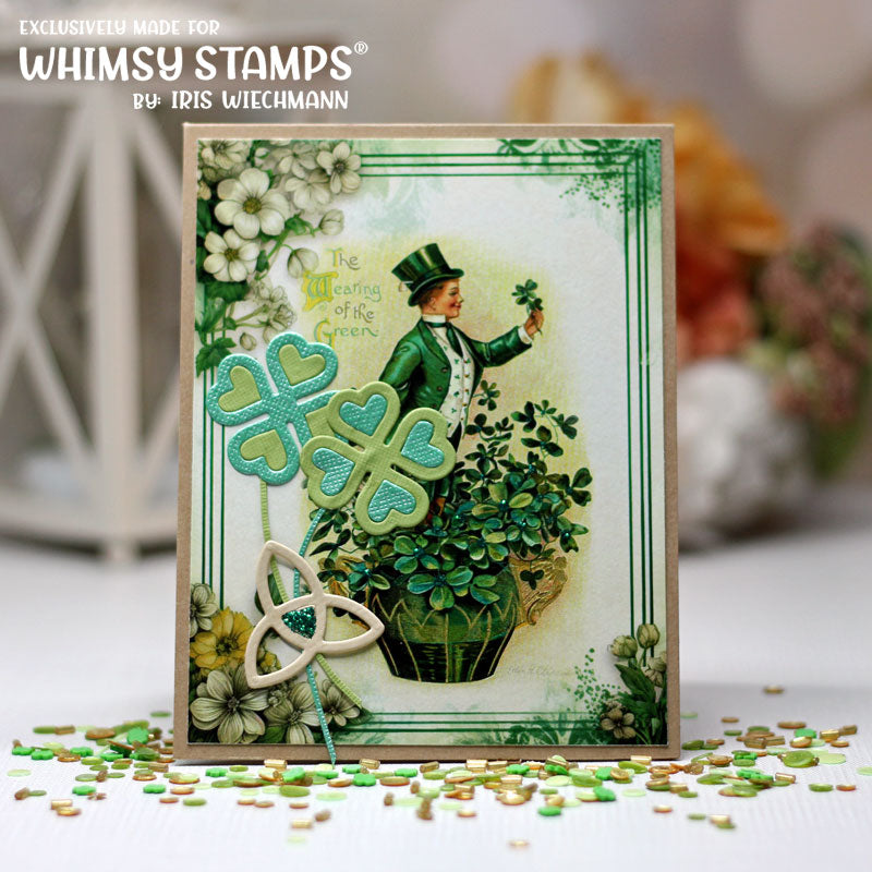 Quick Card Fronts - St. Patrick's Day Vintage Postcards - Whimsy Stamps