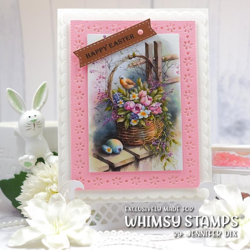 **NEW Quick Card Fronts - Vintage Spring - Whimsy Stamps