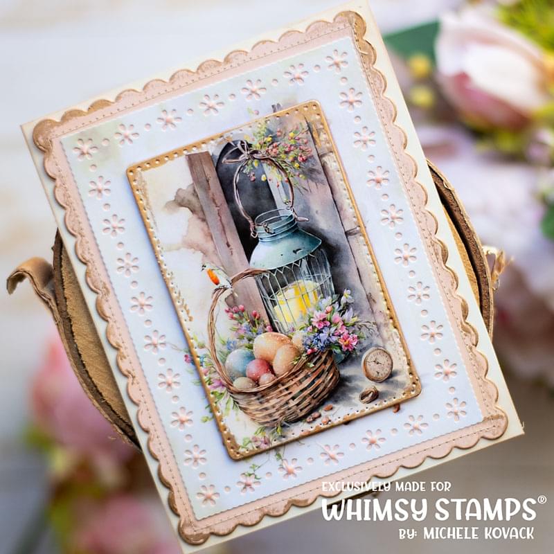**NEW Quick Card Fronts - Vintage Spring - Whimsy Stamps