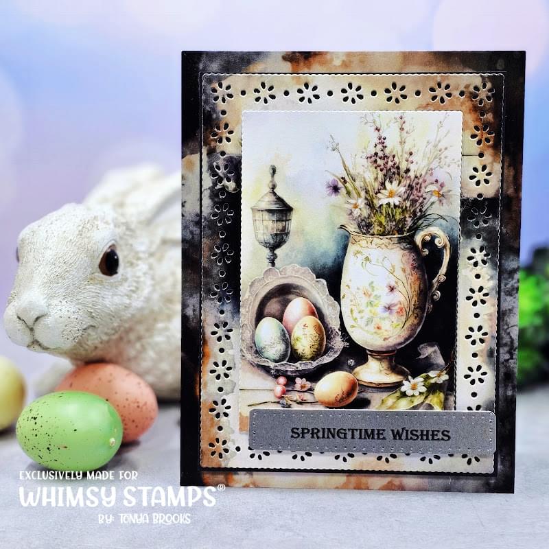 **NEW Quick Card Fronts - Vintage Spring - Whimsy Stamps