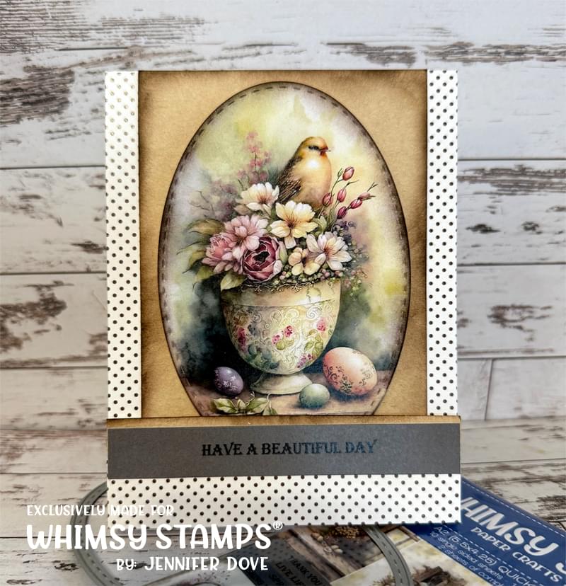 **NEW Quick Card Fronts - Vintage Spring - Whimsy Stamps