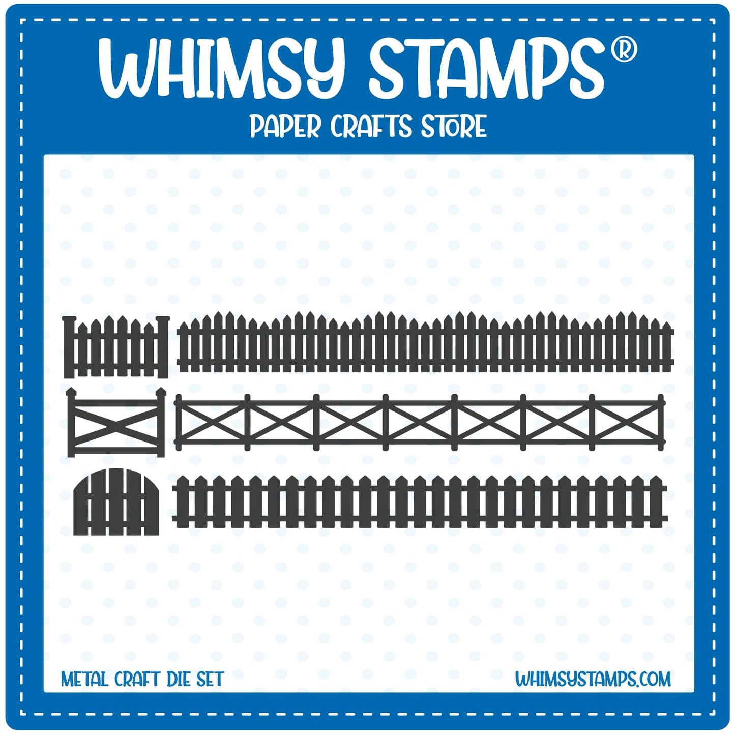 Rail and Fences Die Set - Whimsy Stamps