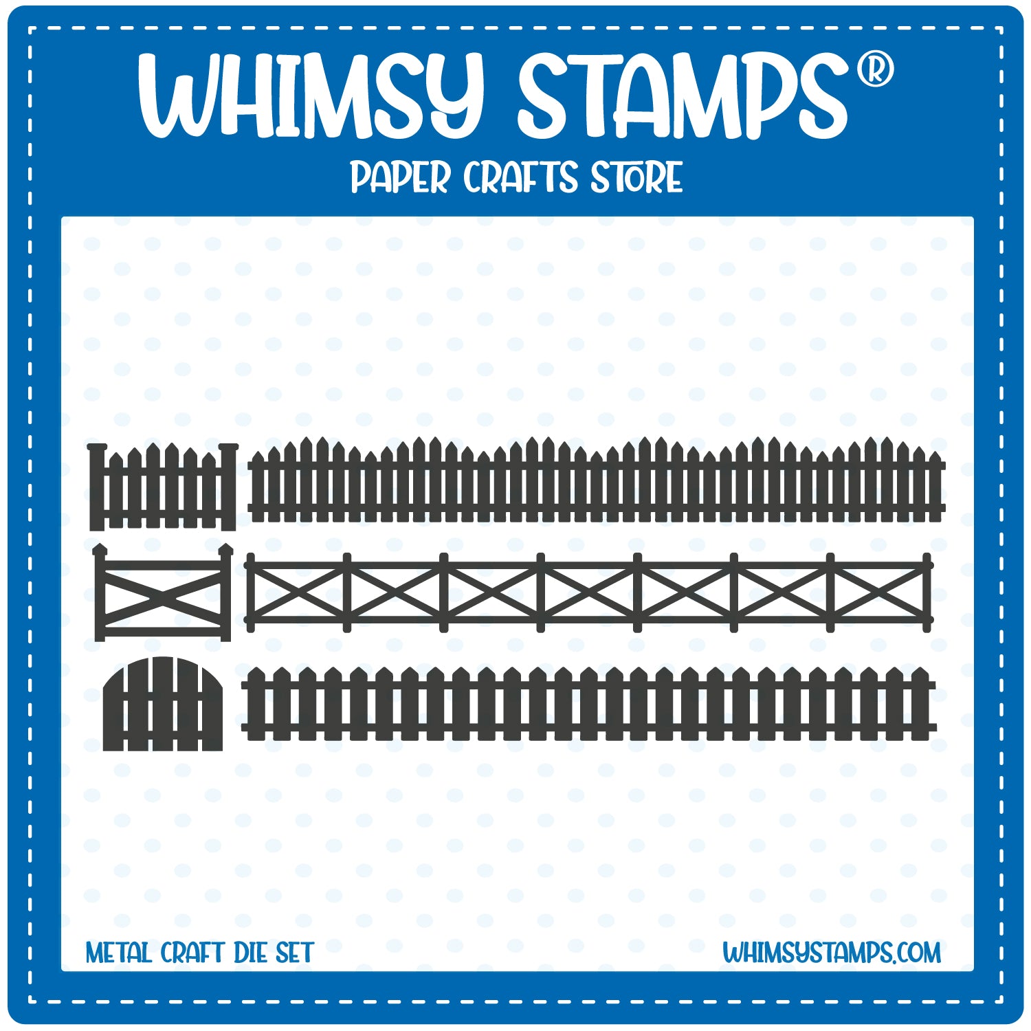 Rail and Fences Die Set - Whimsy Stamps