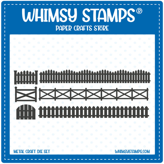 Rail and Fences Die Set - Whimsy Stamps