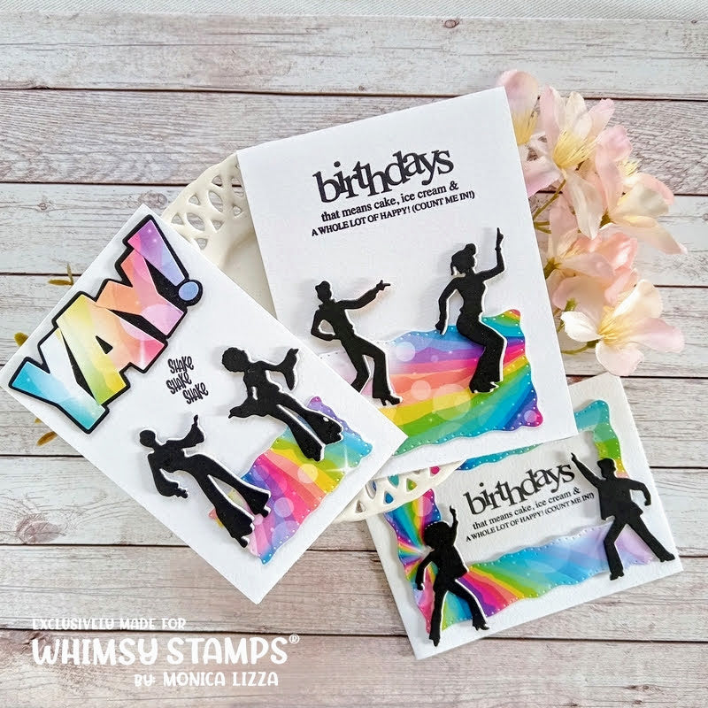 Retro Dancers Die Set - Whimsy Stamps