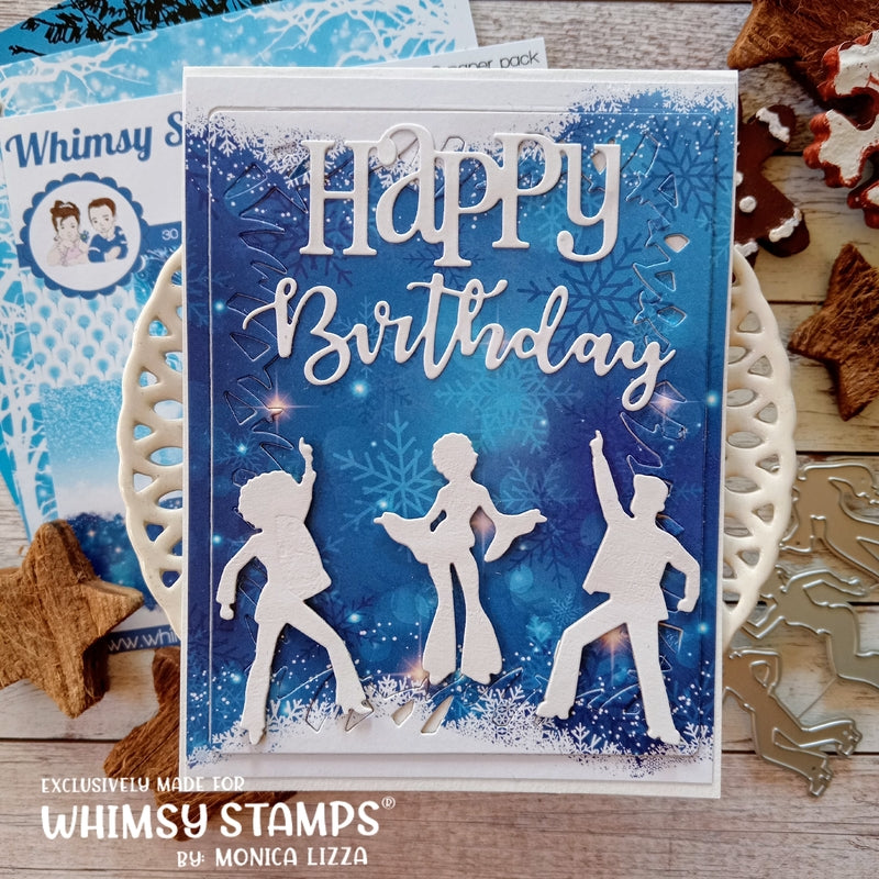 Retro Dancers Die Set - Whimsy Stamps