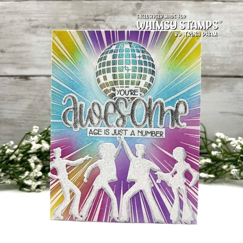 Retro Dancers Die Set - Whimsy Stamps