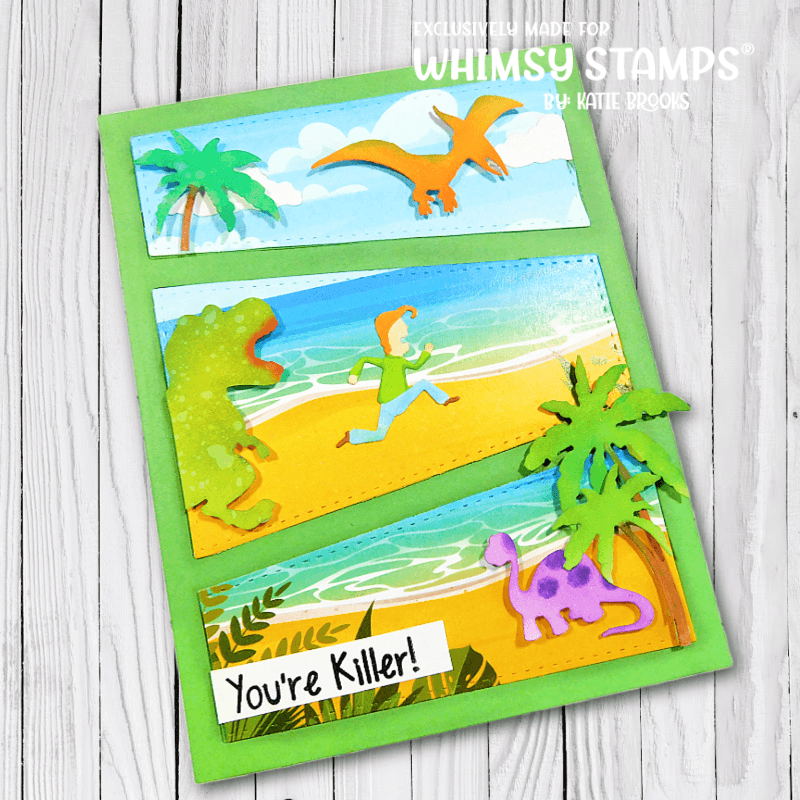 Running Scared Die Set - Whimsy Stamps