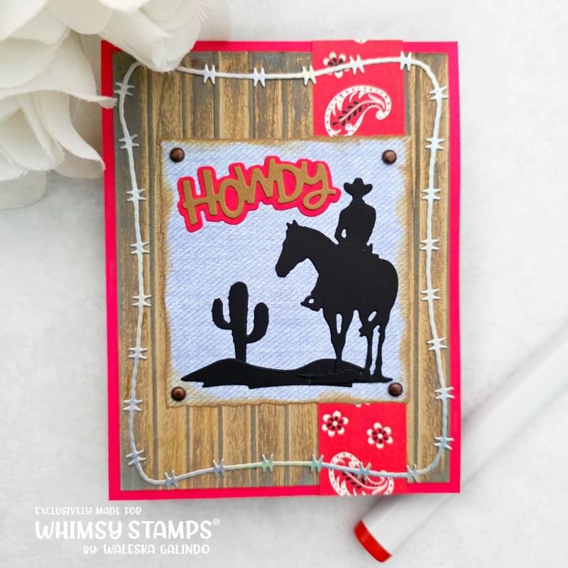 *NEW Range Riders Die Set - Whimsy Stamps