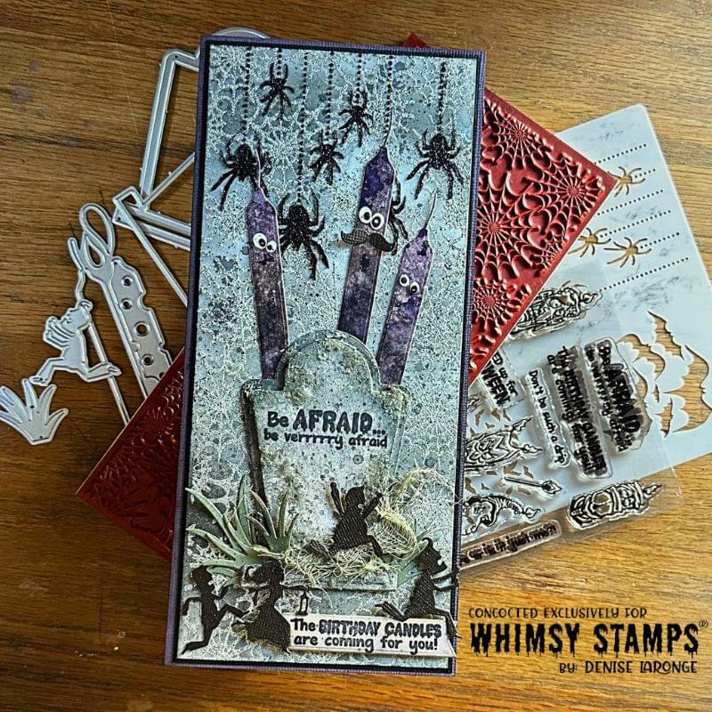 *NEW Running Scared Die Set - Whimsy Stamps