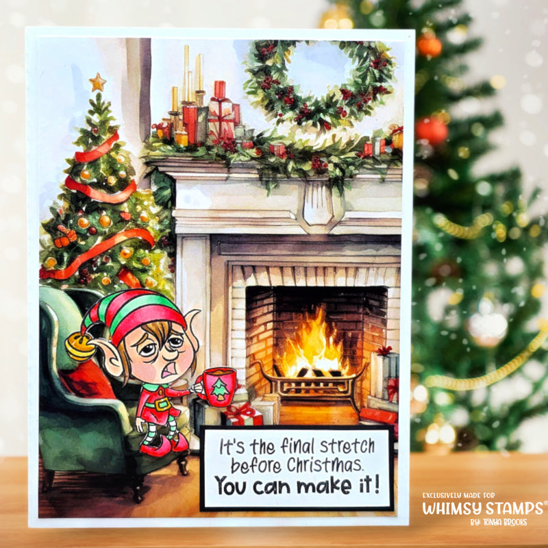 Santa's Elves Clear Stamps - Whimsy Stamps
