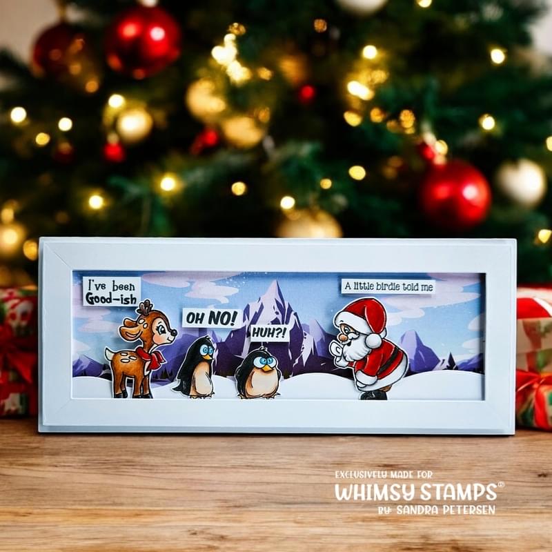 Santa's Magic Clear Stamps - Whimsy Stamps