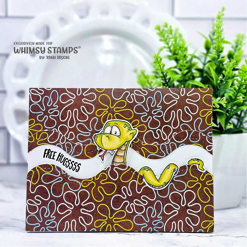 Sassy Snakes Clear Stamps - Whimsy Stamps