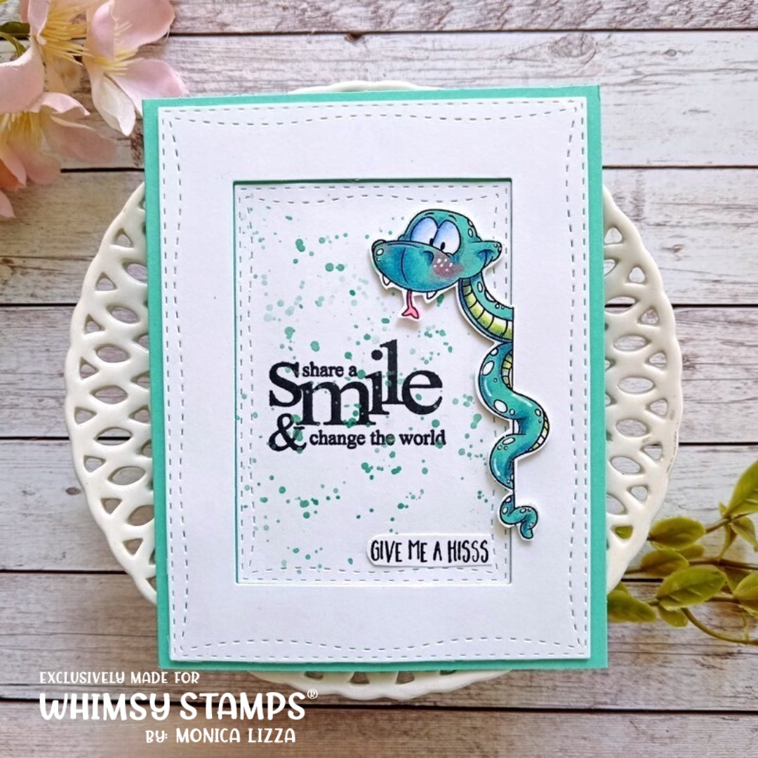 Sassy Snakes Clear Stamps - Whimsy Stamps