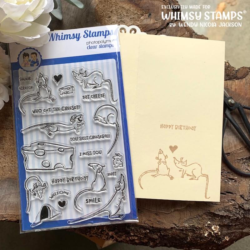 Say Cheese Clear Stamps - Whimsy Stamps