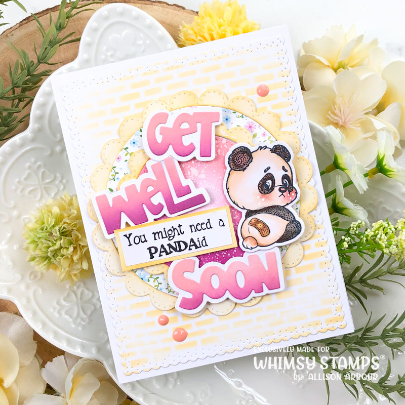 Scallop Circle Frames Die Set - Whimsy Stamps