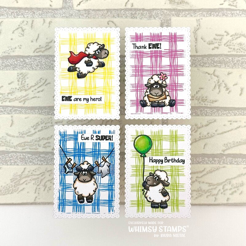 Sheepish Moments Clear Stamps - Whimsy Stamps