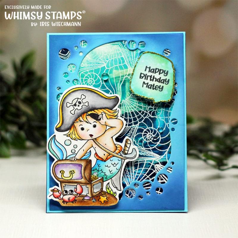 Mermaid Kids Boy Clear Stamps - Whimsy Stamps