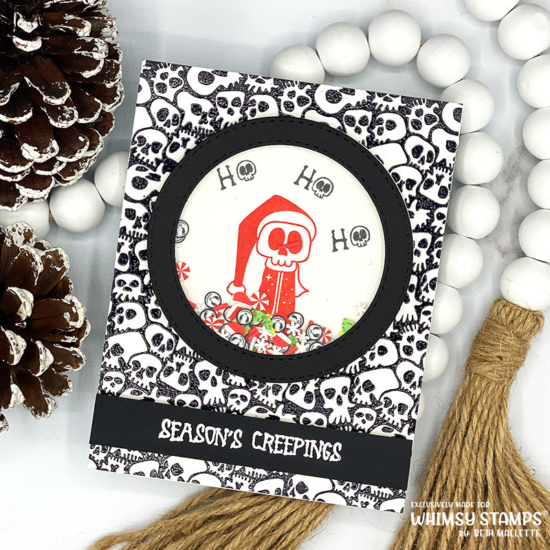 Season's Creepings Clear Stamps - Whimsy Stamps