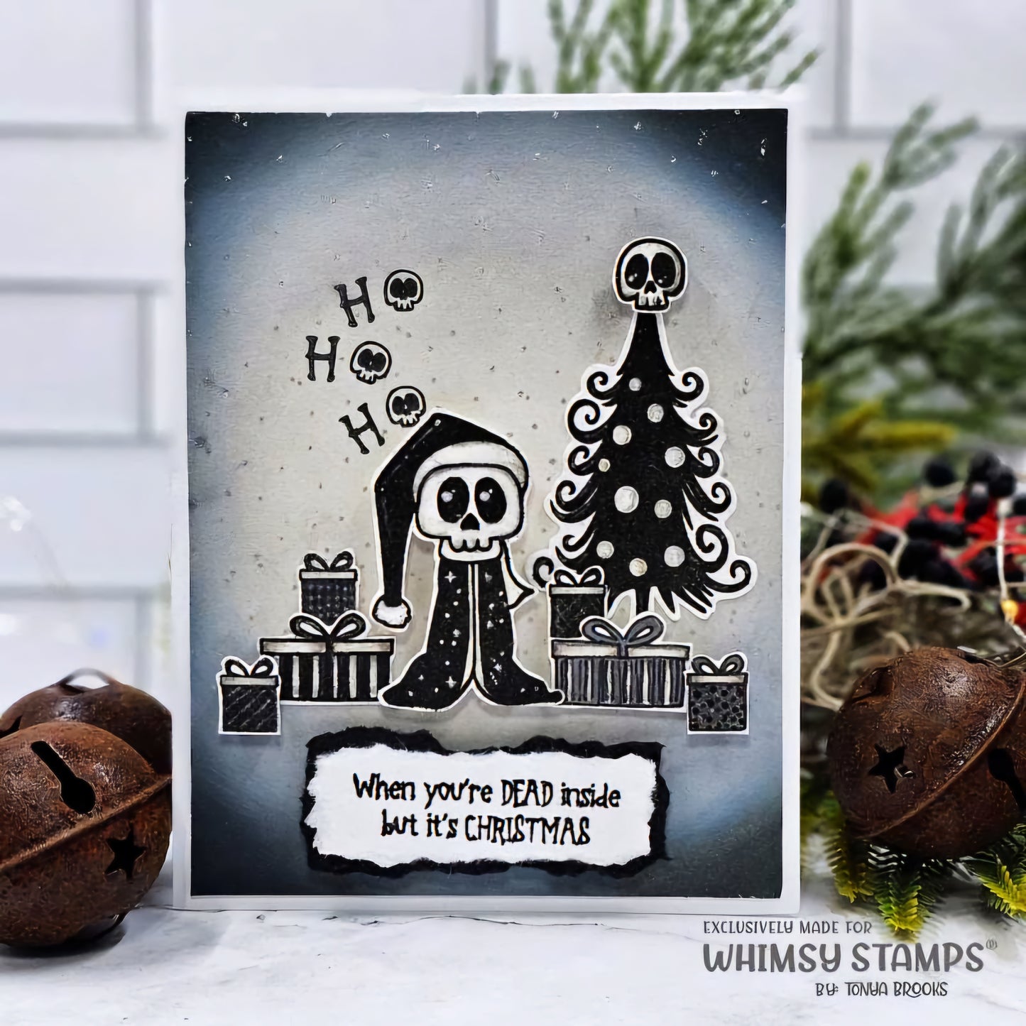 Season's Creepings Clear Stamps - Whimsy Stamps