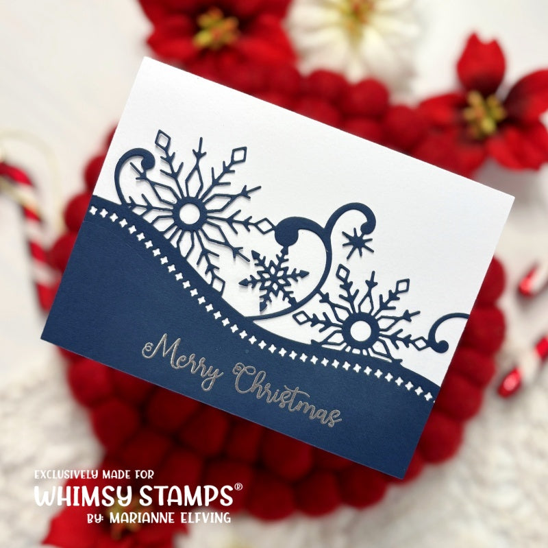 Sentiment Assortment - Merry Christmas Clear Stamps - Whimsy Stamps