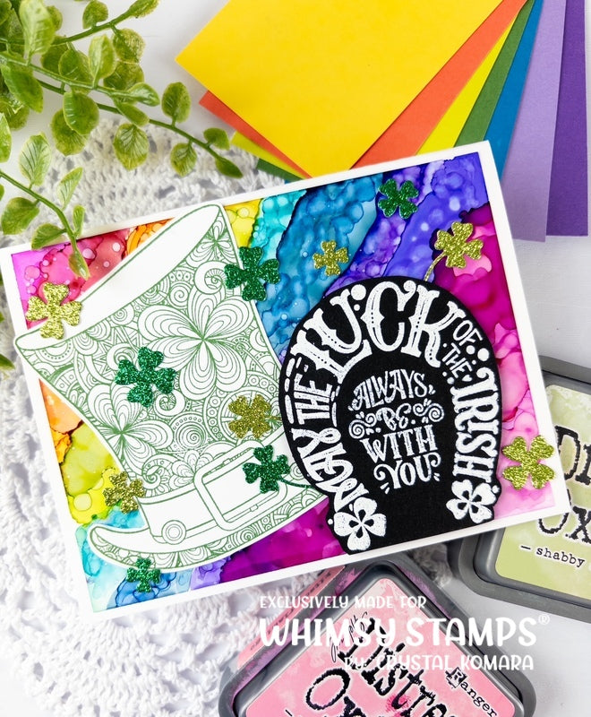 Lucky Horseshoes Clear Stamps - Whimsy Stamps