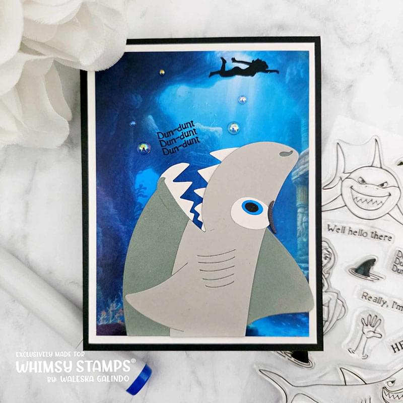 **NEW Shark Snacks Die Set - Whimsy Stamps