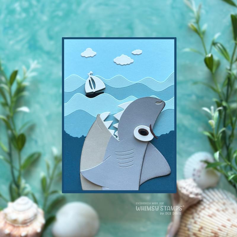 **NEW Shark Snacks Die Set - Whimsy Stamps