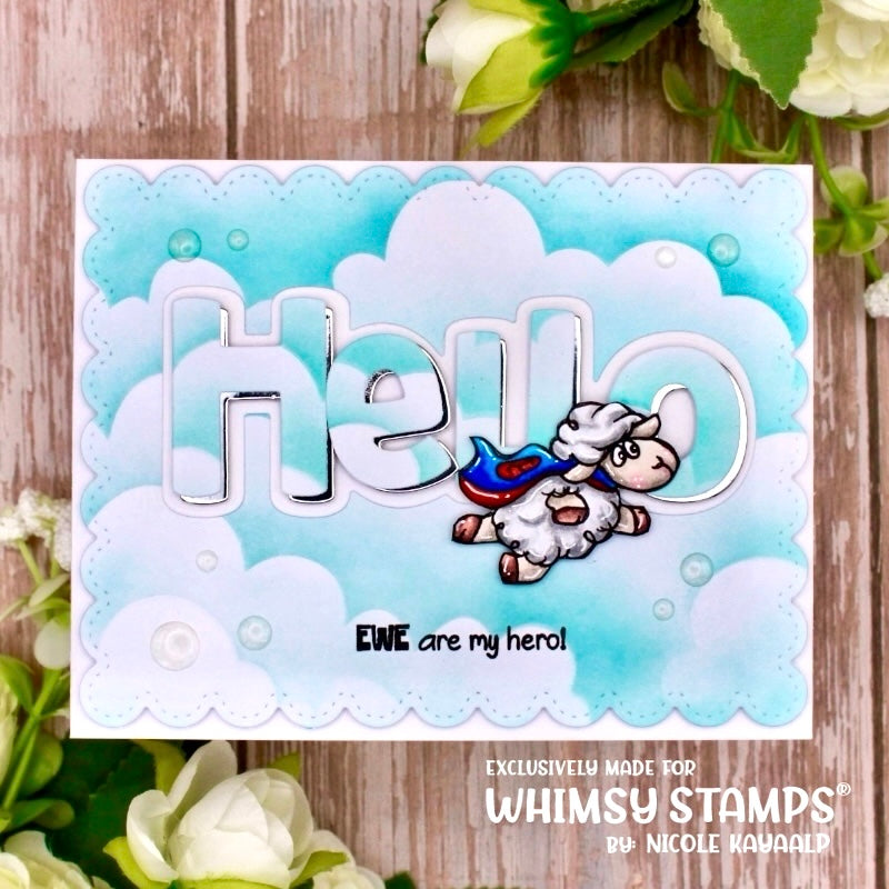 Sheepish Moments Clear Stamps - Whimsy Stamps