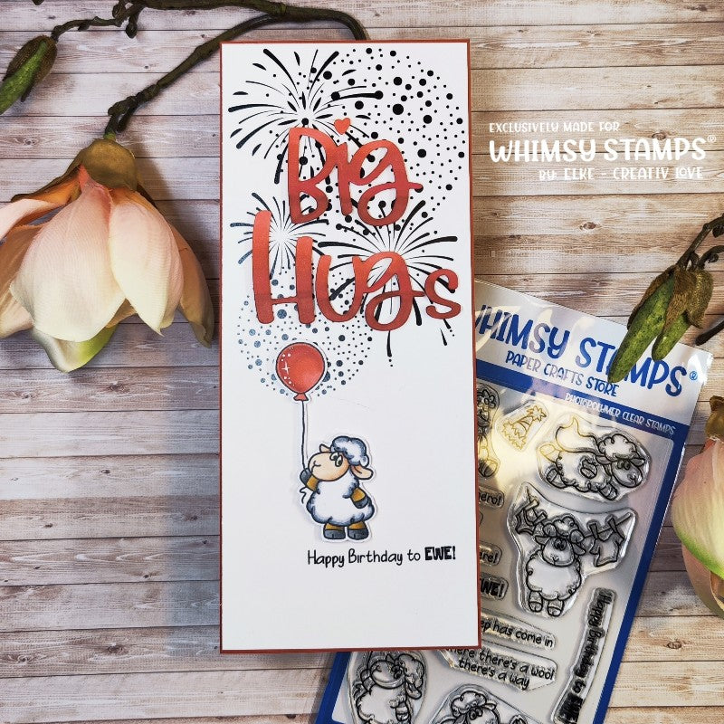 Sheepish Moments Clear Stamps - Whimsy Stamps
