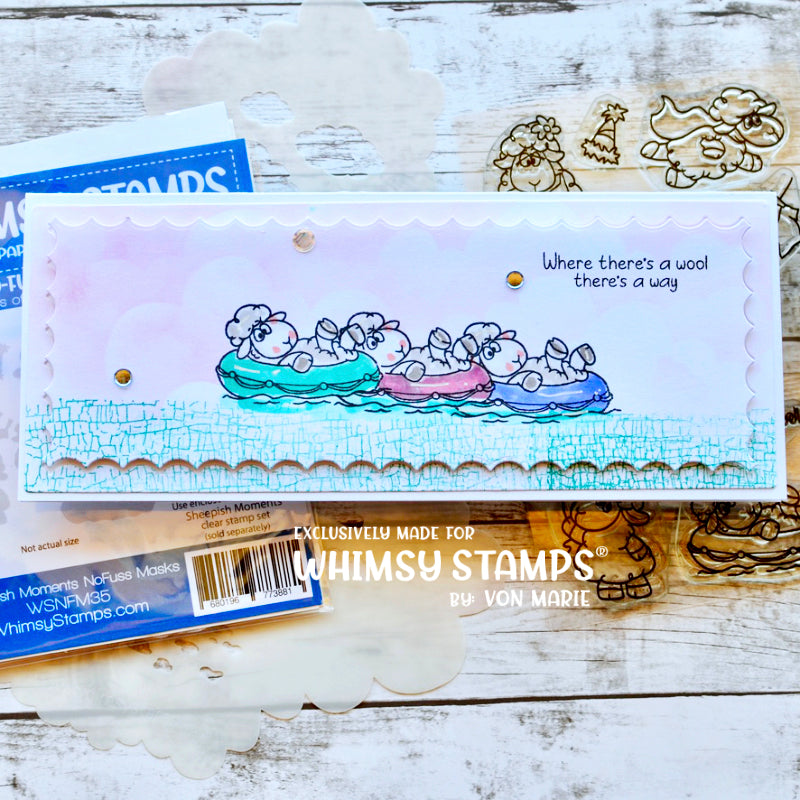 Sheepish Moments Clear Stamps - Whimsy Stamps