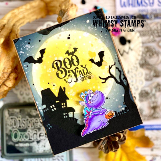 Home Sweet Haunted Home Clear Stamps - Whimsy Stamps