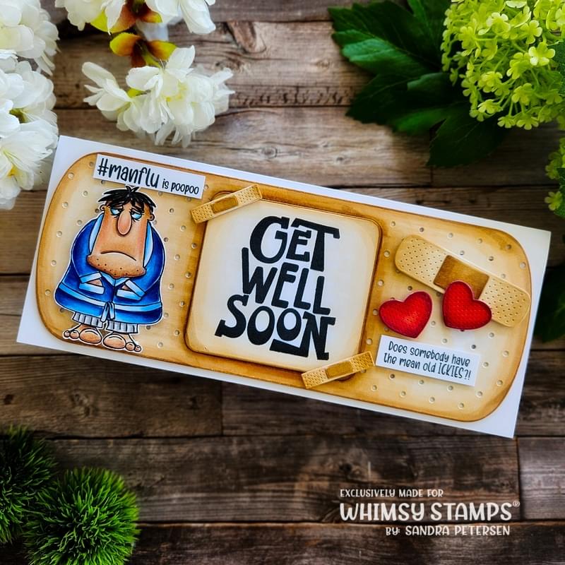 Slimline Big BooBoo Die Set - Whimsy Stamps