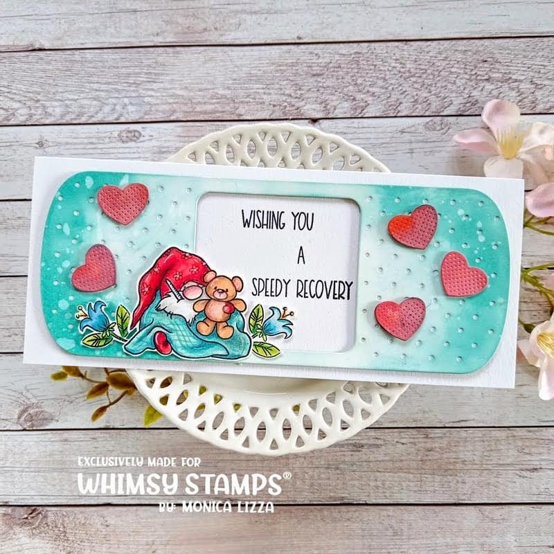 Slimline Big BooBoo Die Set - Whimsy Stamps