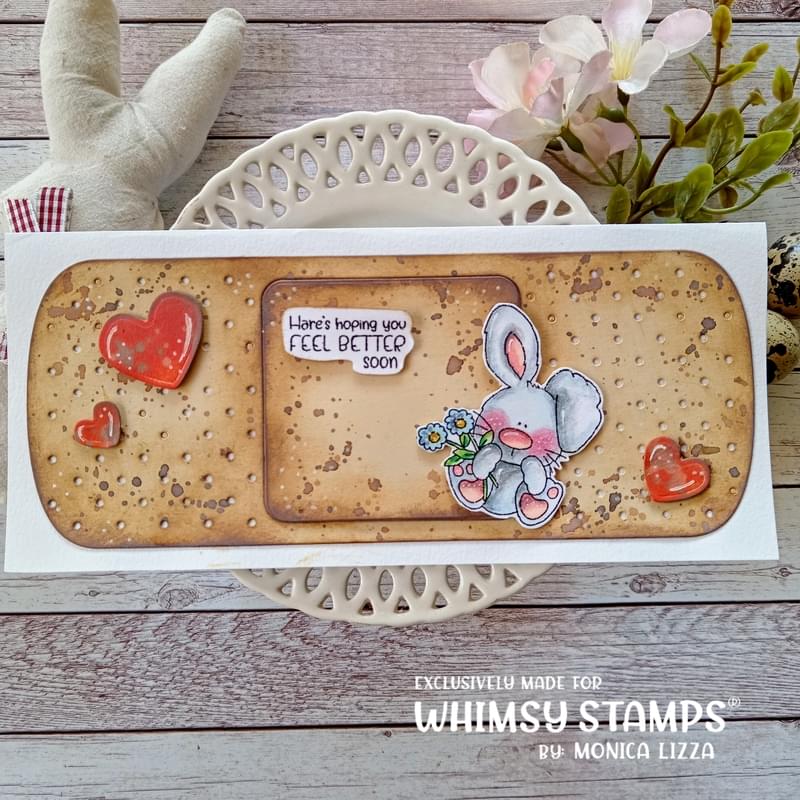 Hoppy Thoughts Clear Stamps - Whimsy Stamps