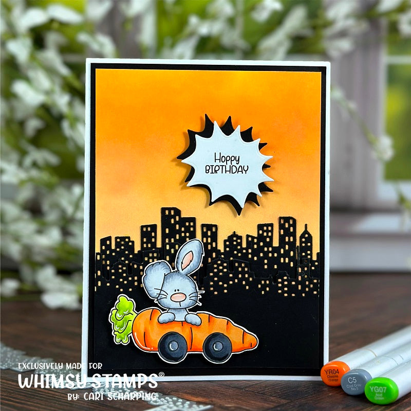 Hoppy Thoughts Clear Stamps - Whimsy Stamps