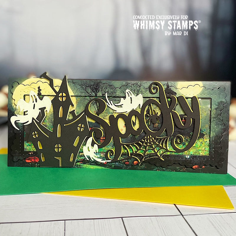 Slimline Fancy Frame Die - Whimsy Stamps