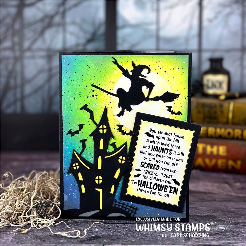 Halloween Poem Clear Stamps - Whimsy Stamps