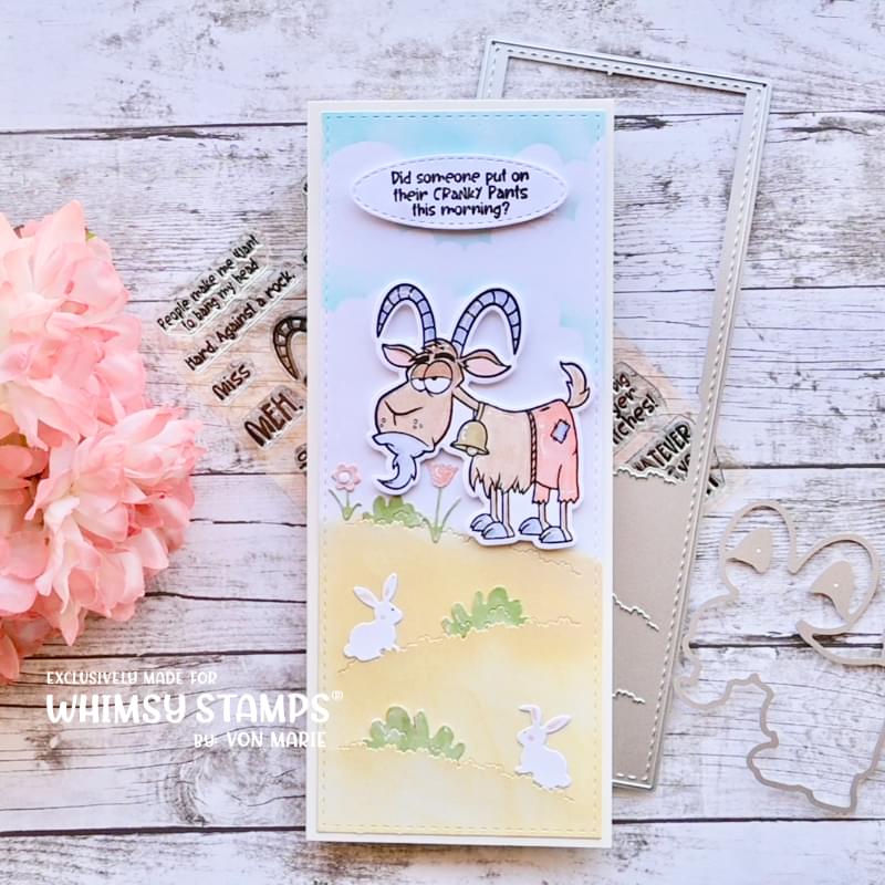 Cranky Pants Clear Stamps - Whimsy Stamps