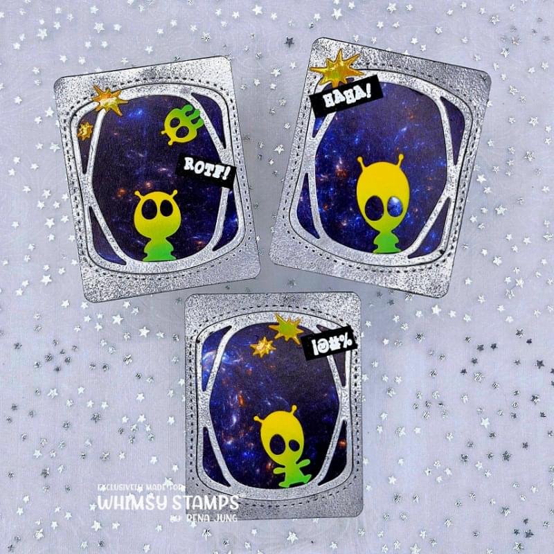 Space Minions Die Set - Whimsy Stamps