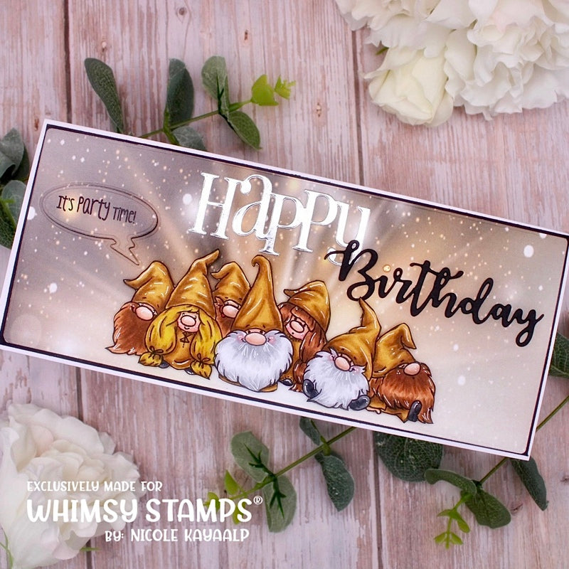 Slimline Paper Pack - Champagne - Whimsy Stamps