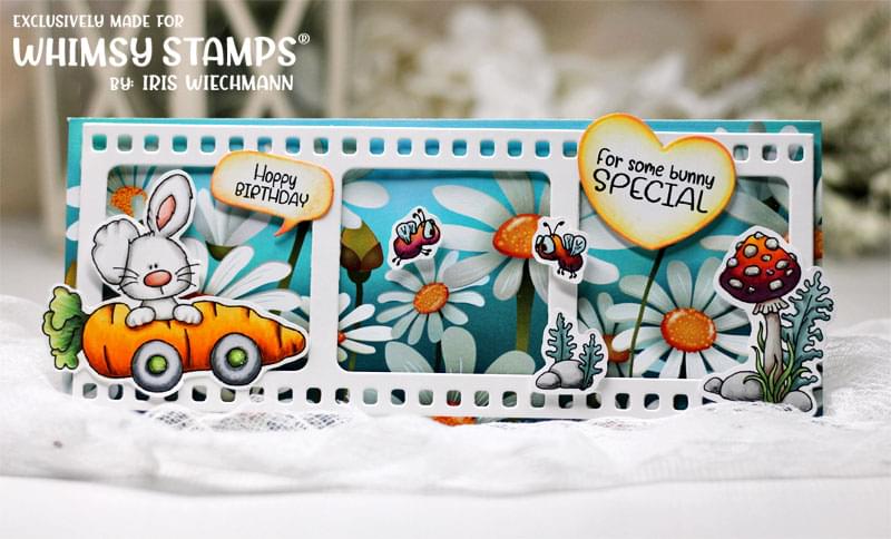 Hoppy Thoughts Clear Stamps - Whimsy Stamps