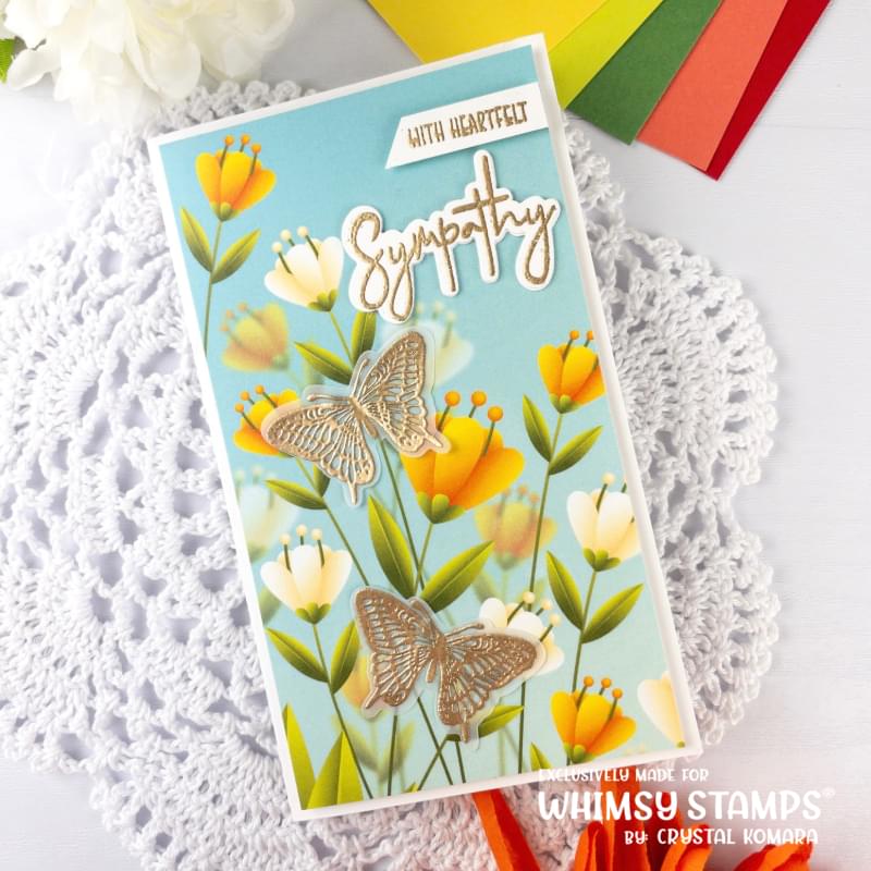 Slimline Paper Pack - Gulliver's Garden - Whimsy Stamps