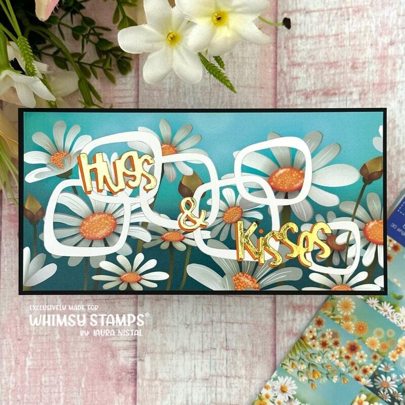 Slimline Retro Die Set - Whimsy Stamps