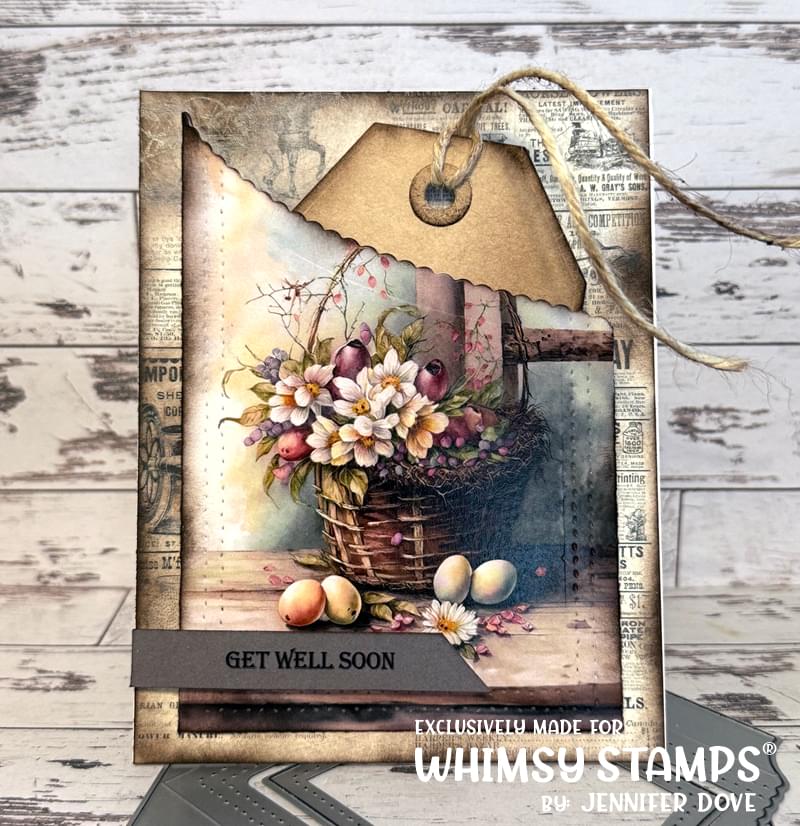 **NEW Quick Card Fronts - Vintage Spring - Whimsy Stamps