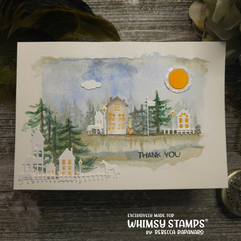 Slimline Scenic Countryside Die - Whimsy Stamps