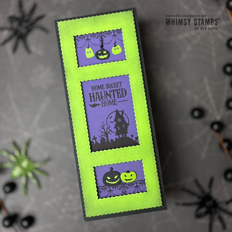 Slimline Scenic Window Die - Whimsy Stamps